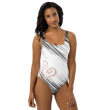 Load image into Gallery viewer, One-Piece Swimsuit tropicalIvory