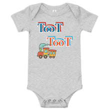 Load image into Gallery viewer, Baby short sleeve one piece train1