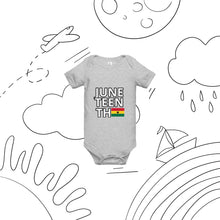 Load image into Gallery viewer, Baby short sleeve one pieceJuneteenth24=3