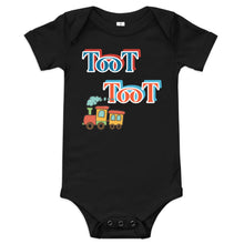 Load image into Gallery viewer, Baby short sleeve one piece train1