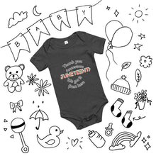 Load image into Gallery viewer, Baby short sleeve one pieceJUNETEENTH24
