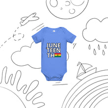 Load image into Gallery viewer, Baby short sleeve one pieceJuneteenth24=3