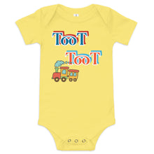Load image into Gallery viewer, Baby short sleeve one piece train1