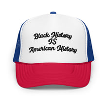 Load image into Gallery viewer, Foam trucker hat BLK history 4