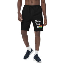 Load image into Gallery viewer, Men's fleece shorts Juneteenth 24-1