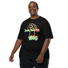 Load image into Gallery viewer, Men’s premium heavyweight tee juneteenth 24-2