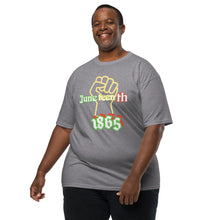 Load image into Gallery viewer, Men’s premium heavyweight tee juneteenth 24-2