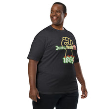 Load image into Gallery viewer, Men’s premium heavyweight tee juneteenth 24-2