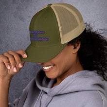 Load image into Gallery viewer, Trucker Cap BLK history 5