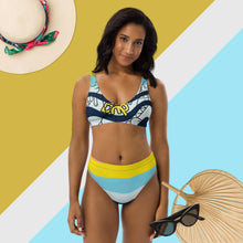 Load image into Gallery viewer, Recycled high-waisted bikini