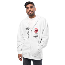 Load image into Gallery viewer, Unisex fleece zip up I am my best advise