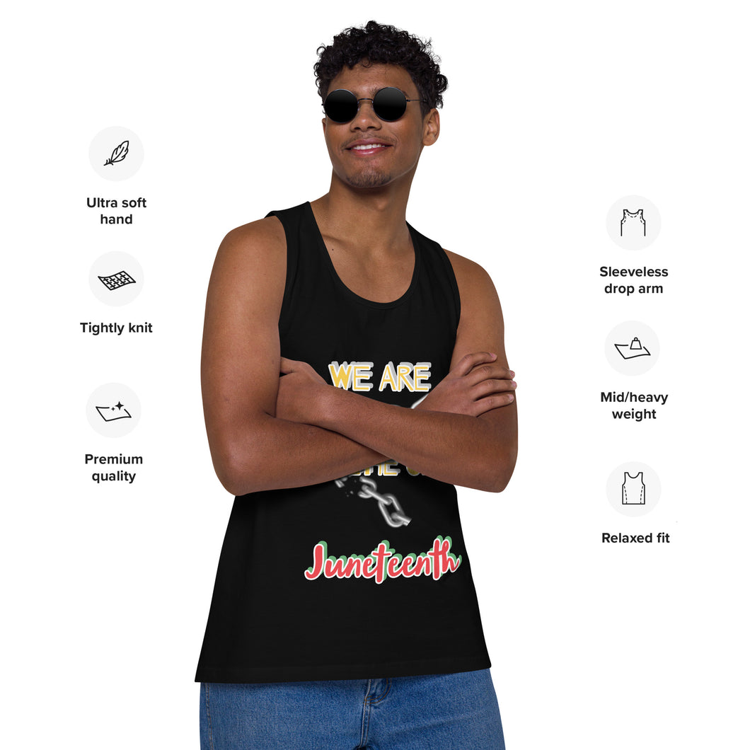 Men’s premium tank topJuneteenth24